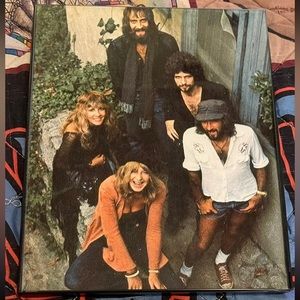 FLEETWOOD MAC 8X10 Framed Band Photo 1970s Stevie Nicks